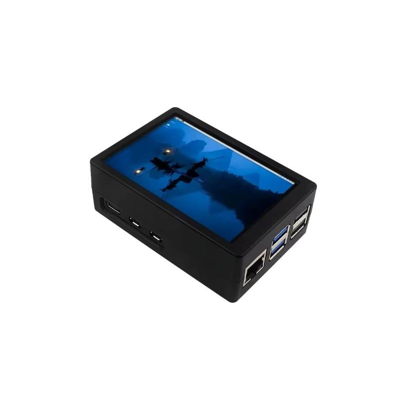 Mallette ABS ventilée avec écran 3.5INCH pour Raspberry Pi 5